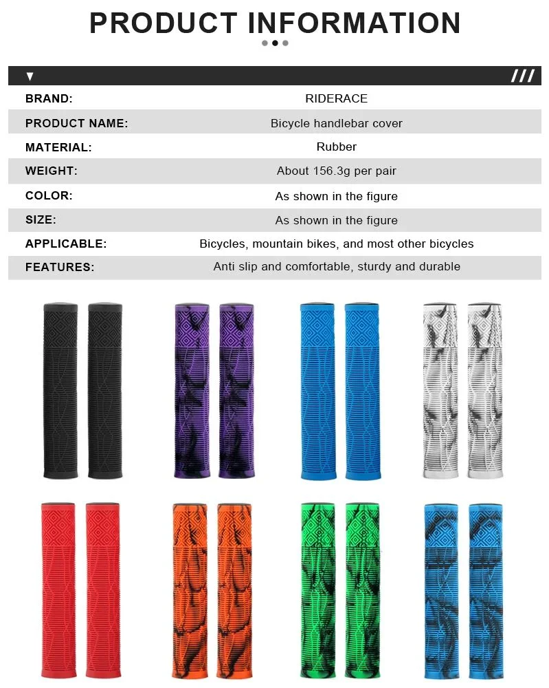 165 mm Fahrradgriffe für 22,2 mm Scooter-, BMX- und MTB-Lenker, verlängernde, rutschfeste, weiche Gummi-Lenkerabdeckung – Detail 1