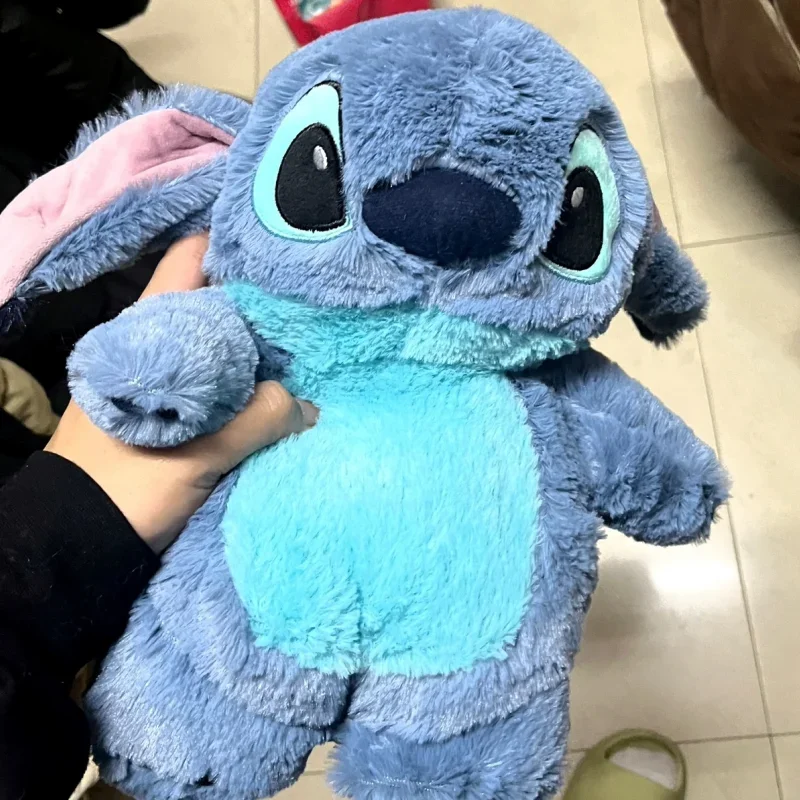 Stitch Disney peryferyjne urocza pluszowa lalka butelka na gorącą wodę ogrzewanie zimowe wypełnione wodą podgrzewacz do rąk torba podgrzewacz do rąk