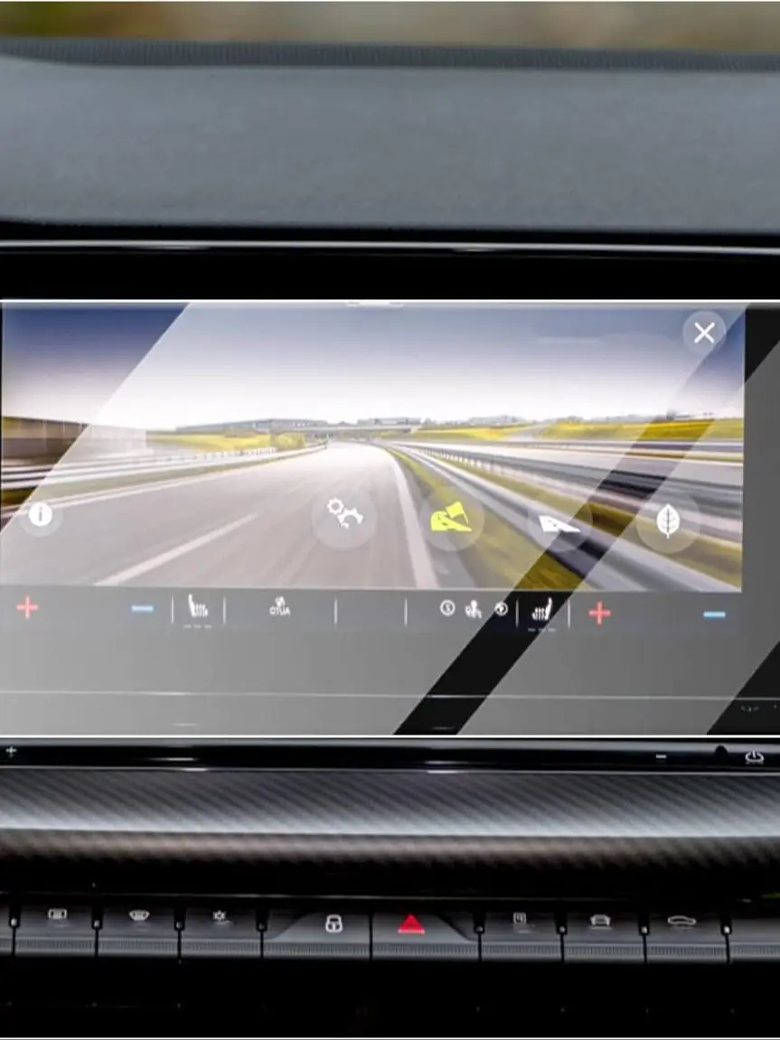 Folia ochronne szkło hartowane na ekran do Skoda Octavia 4 iV MK4 2020-2022 2023 radio samochodowe LCD GPS akcesoria do wnętrza — zdjęcie 2