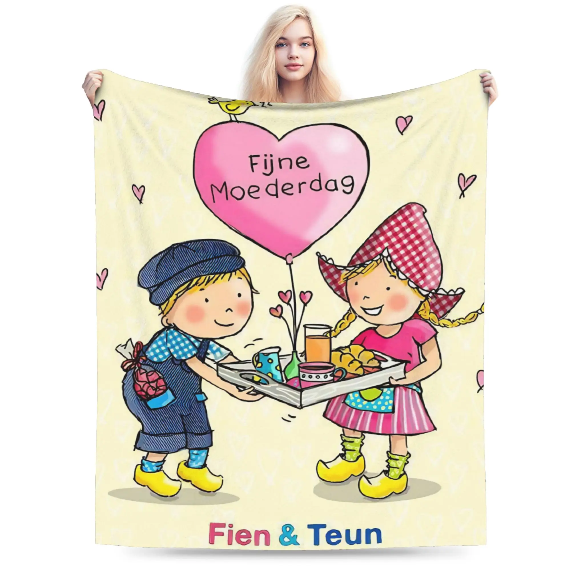 Super Soft Anime F-Fien & Teun Throw Blanket Premium Flannel Fleece Lightweight  Bed Blanket Fuzzy Plush Blankets All Season Use