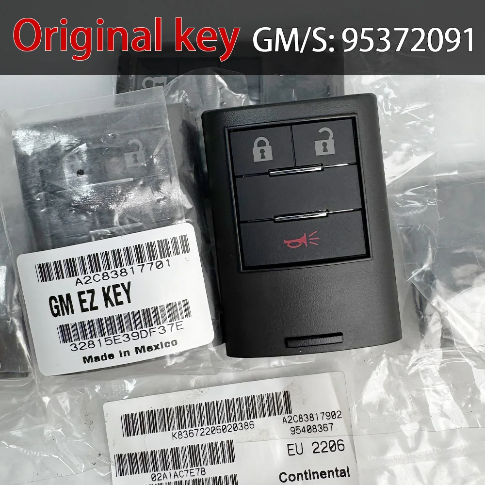 

Оригинальный GM/S: 95372091 для Holden Chevrolet Captiva 2014-2018 433 МГц ID46 чип умный пульт дистанционного управления автомобильный ключ