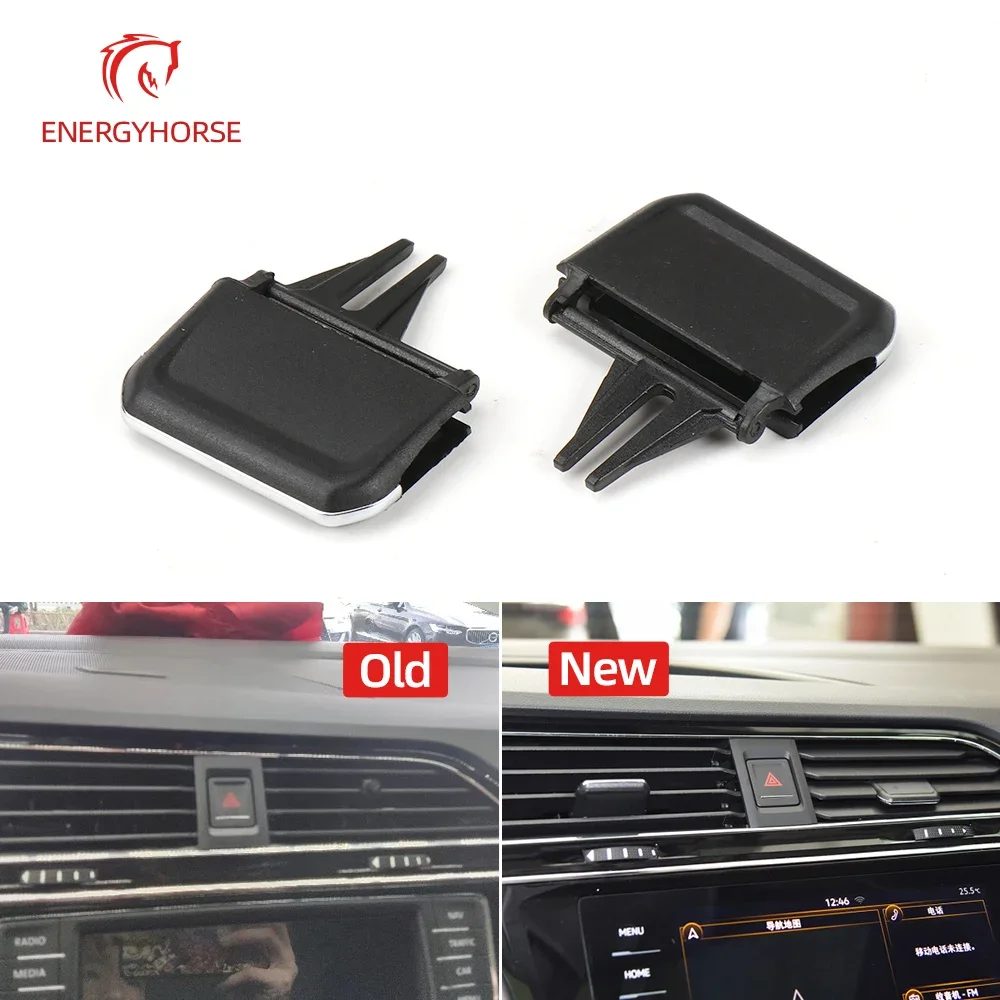 Deslizador de Clip de rejilla de ventilación de CA de aire acondicionado delantero de coche para Volkswagen Tiguan 2017-2021