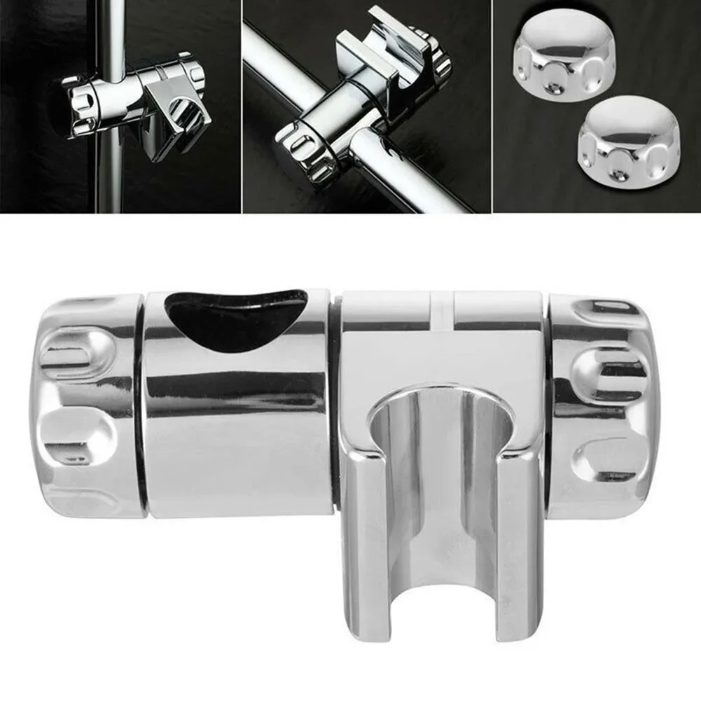 Picture 5: 25mm Adjustable Shower Head Holder Shower Bracket Shower Holder Clamp Showerhead Rail Slide Bracket Bathroom Accessories