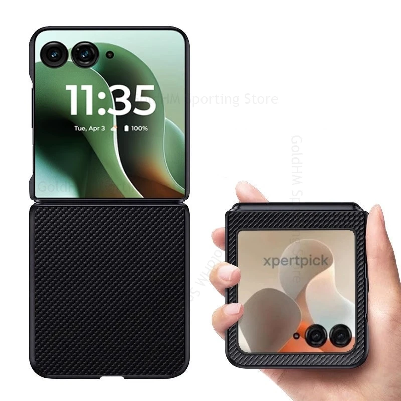 

Fundas For Motorola Razr 60 50 Ultra 5G Carbon Fiber Phone Shockproof Case For Razr 40 Ultra Slim Phone Cover For Razr 50 Ultra
