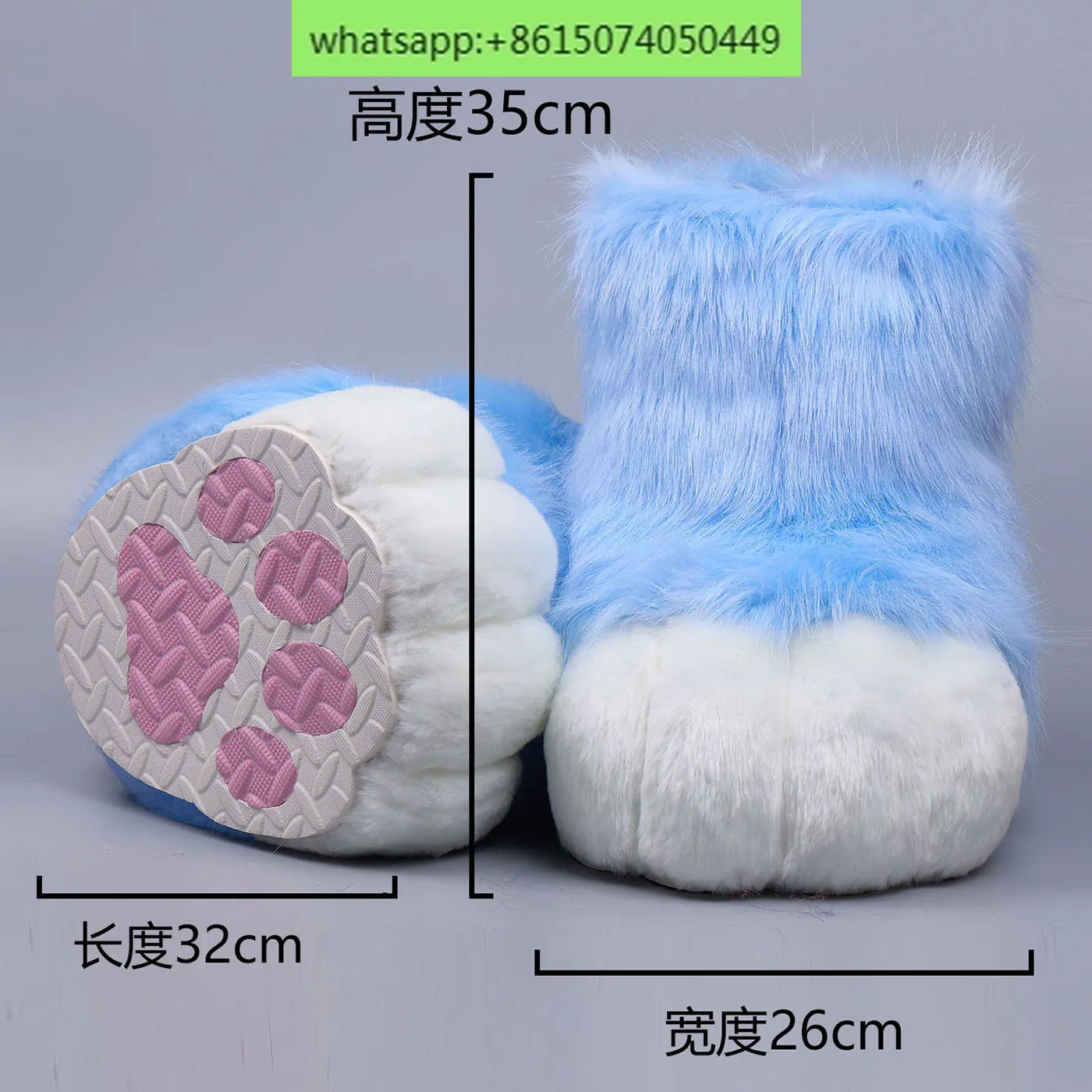 Beast costume finished shoes fursuit stock wearable shoes Japanese orc lolita dress