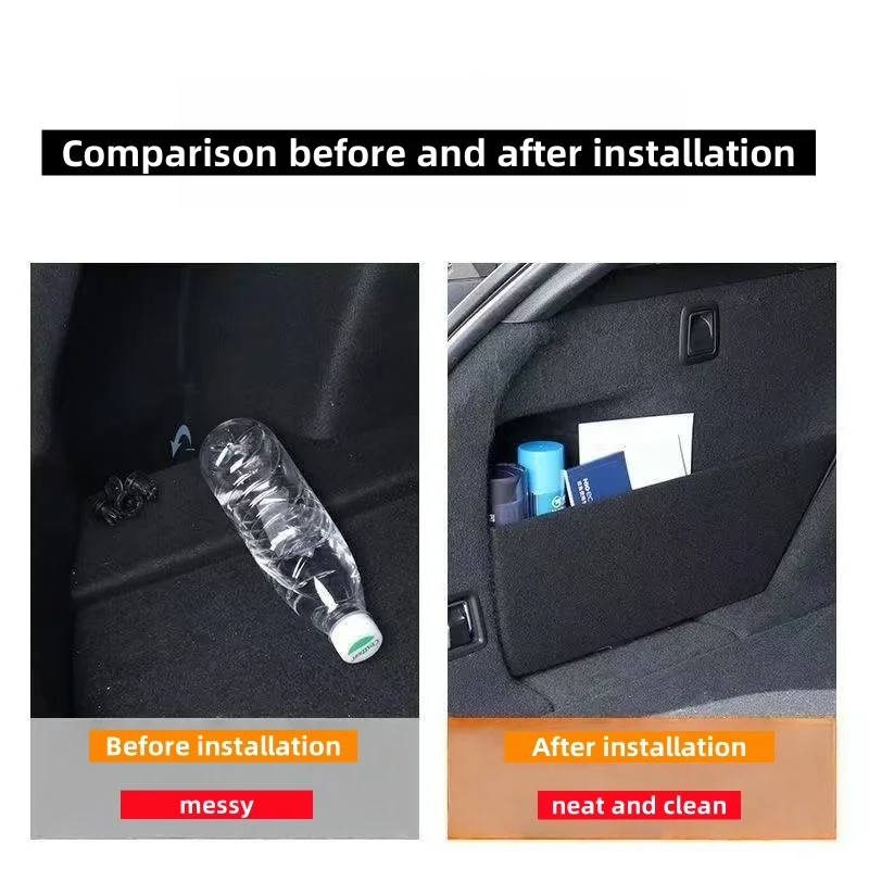 For Lexus ES200/ES300H  2019-2025 Car Storage Box Trunk Organizer Partition Multifunction Side Box Auto Interior Parts Auto