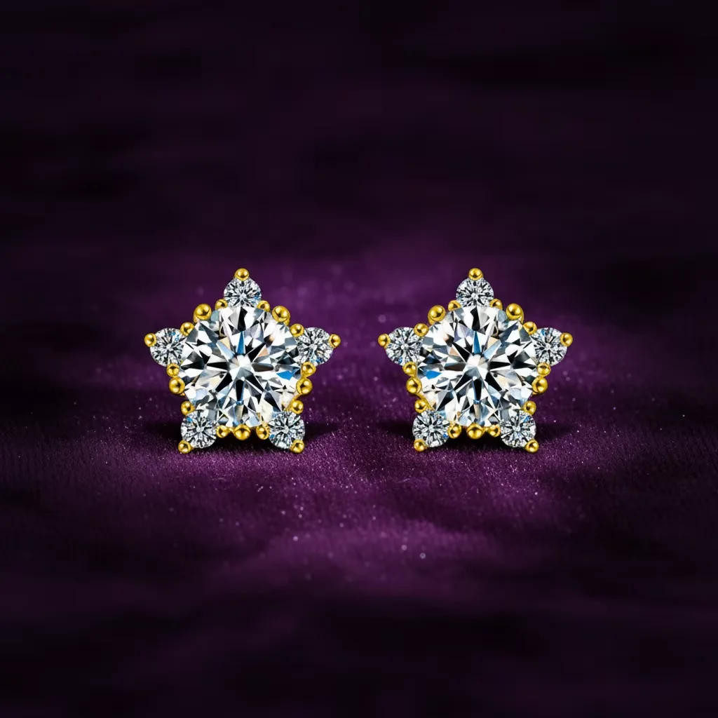 

Серьги-гвоздики из серебра 925 пробы с бриллиантами 1 карат, муассанит, серьги-гвоздики с откидной спинкой для подарочной вечеринки