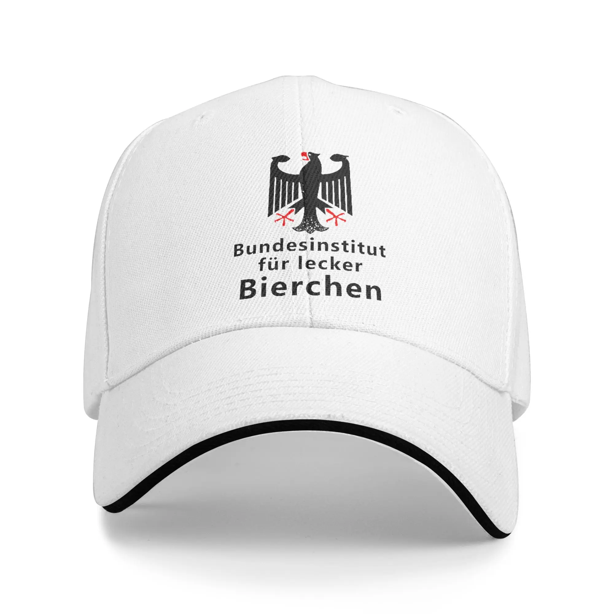 German-Federal Institute for Delicious Beer Treats Sandwich Baseball Cap Classic Polyester  Snapback Hat Men Women Summer Gift