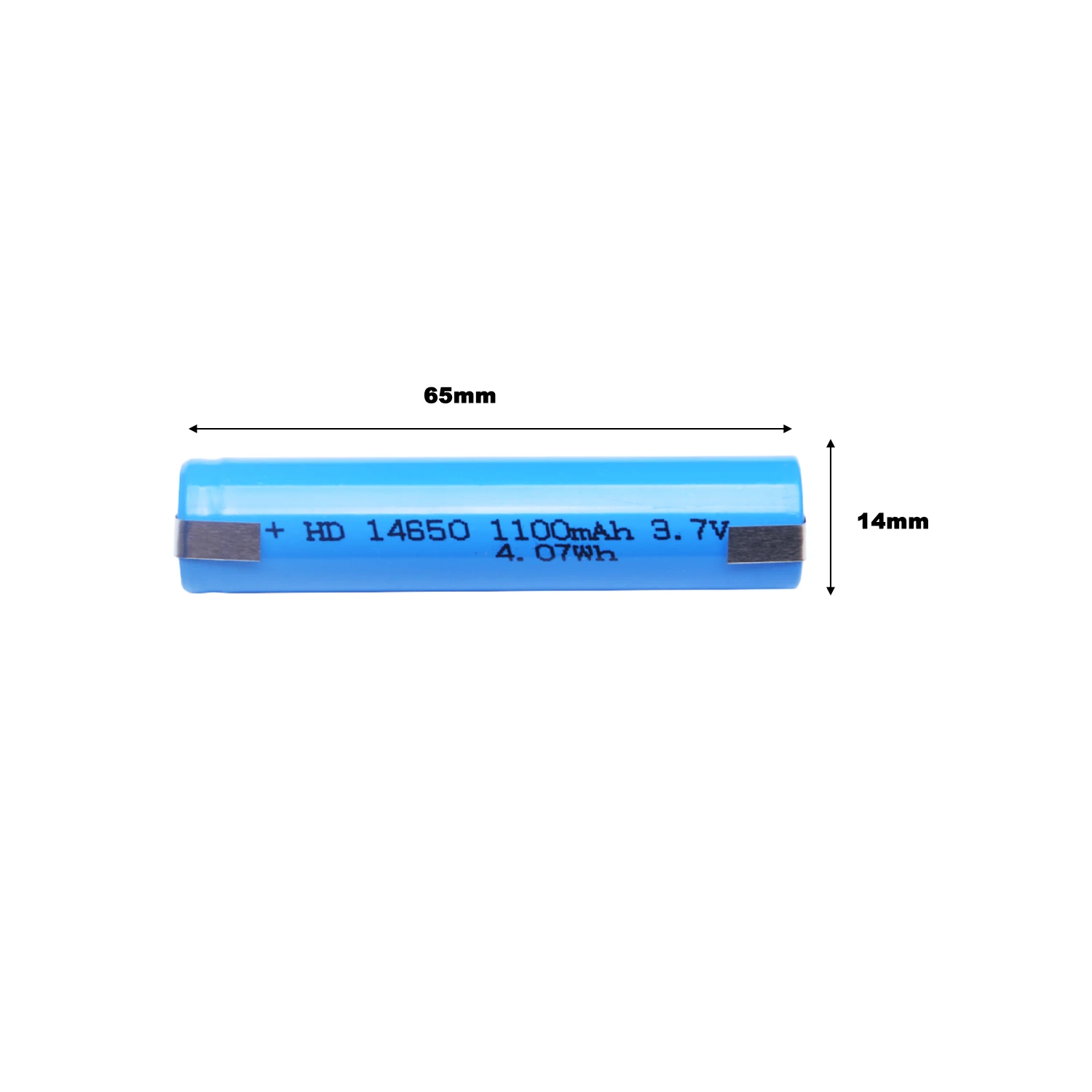 3.7V 14650 Replacement Battery For SOOCAS V1 V2 X3 X3U X5 D2 D3 Sonic Electric Toothbrush with soldering tabs for led flashlight