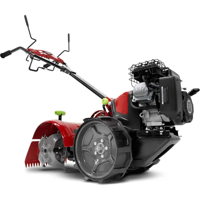 

Earthquake 37037 Pioneer Dual-Direction Rear Tine Tiller, Red/Black