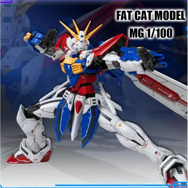 

FAT CAT 1/100 GF13-017NJ II God-Level Special Edition RG 1/144 Увеличенная версия Сборная модель Игрушечный робот Пластиковая модель