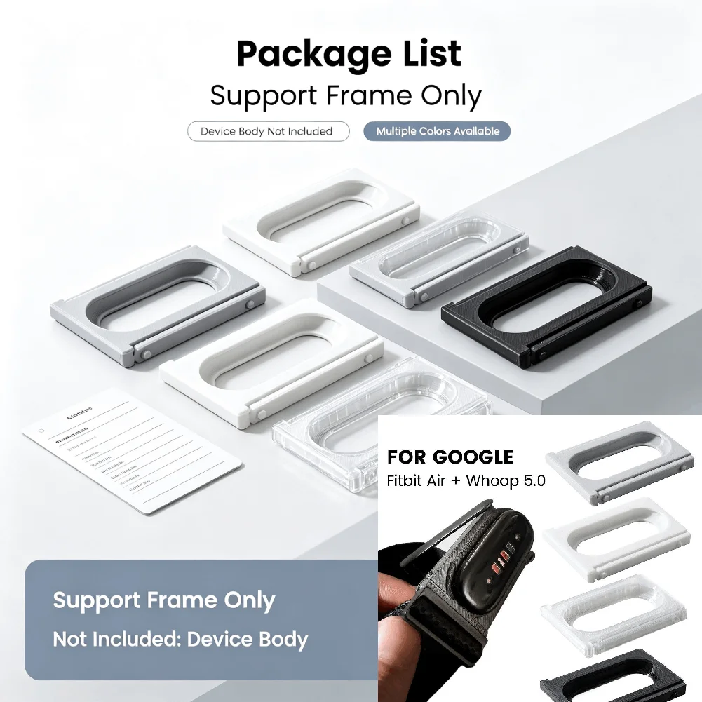 Creative Watch Modified Bracket Plastic Assembly Combo Parts Compatible with Fitbit Air & Whoop 5.0 Replacement Support Frame