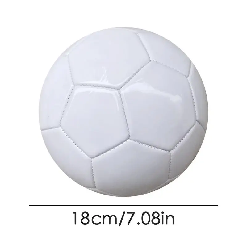 Bola Putih Sepak Bola Grafiti DIY Kreatif 18/21.5/20Cm Sepak Bola Meningkatkan Interaksi Orang Tua-anak untuk Hadiah Persahabatan Anak-anak Dewasa