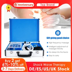 EU US Stock Electromagnetic Extracorporeal Shock Wave Therapy Machine Effective Electromagnetic Body Massager Muscle Relax