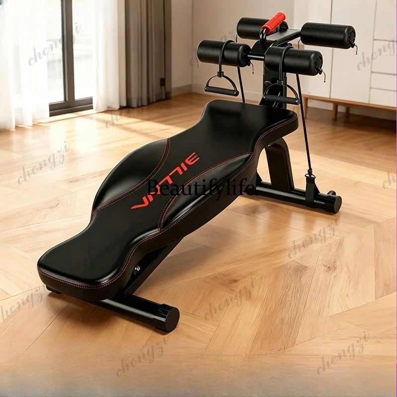Fitness Chair Supine Board Household Abdominal Exercise Equipment Sit-ups Fitness Equipment Dumbbell Stool