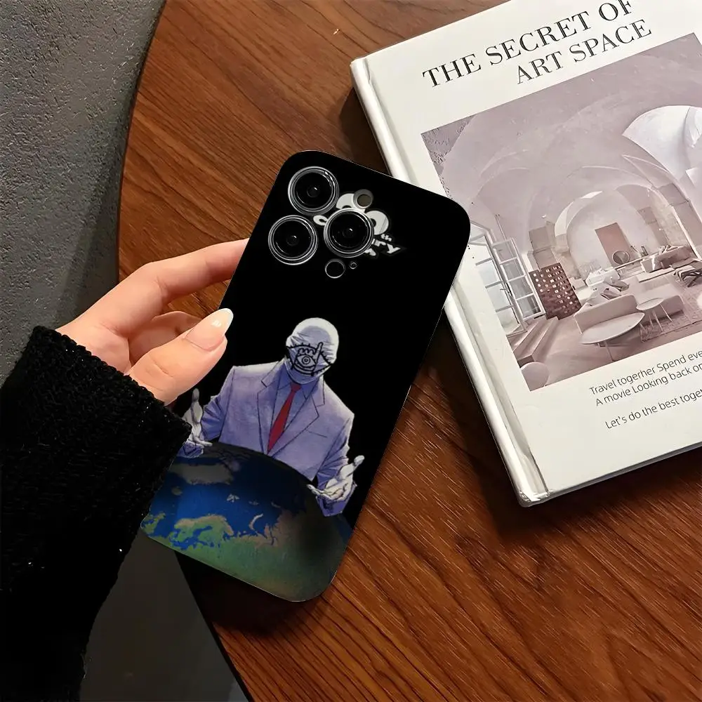 Naoki Urasawa S Monster جراب هاتف آيفون 17 16 15 14 13 12 11 Pro Max X XR XS Max 7 8 Plus طبقة لامعة صلبة PC C