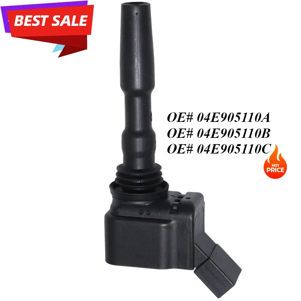 

04E905110A Ignition Coil For AUDI A1 2010-2018/A3 2012 For SEAT IBIZA IV LEON For SKODA OCTAVIA III 2012 For VW POLO GOLF