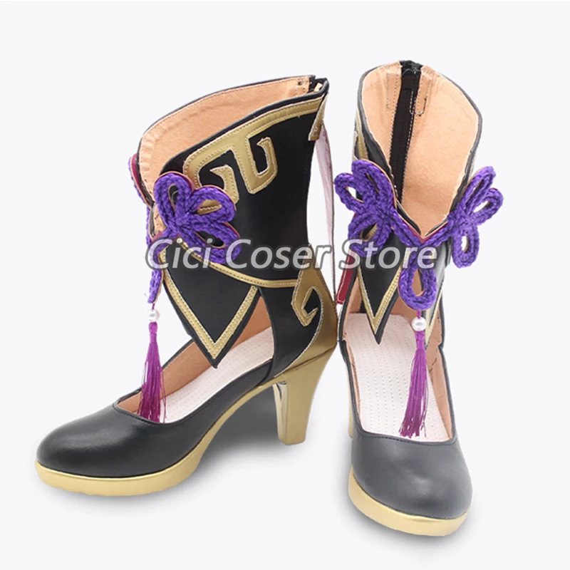 Anime Game Honkai Star Rail Fu Xuan Cosplay Shoes Heels Women Men Halloween Carnival Party Fuxuan Cosplay Shoes Boots Customized