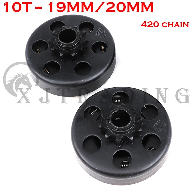 10/11/12/13/14/18Tooth Centrifugal Automatic Clutch16/19/20/25.4mm  420/35# Chain For GO Fun Minibike Kart Clutch Drive Sprocket