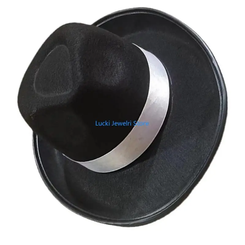 

193e французский стиль Hat Magicians Fedoras Hat для взрослых унисекс