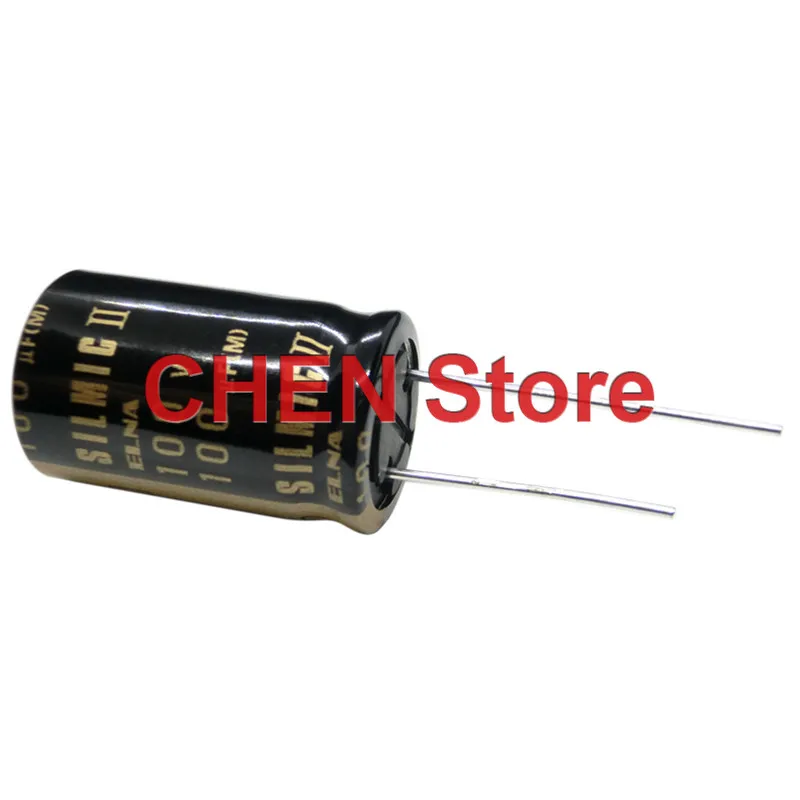 1PCS ELNA SILMIC II RFS 50V 63V 100V 1UF 2.2UF 4.7UF 10UF 22UF 33UF 47UF 100UF 220UF 470UF 1000UF Silk fiber audio capacitor