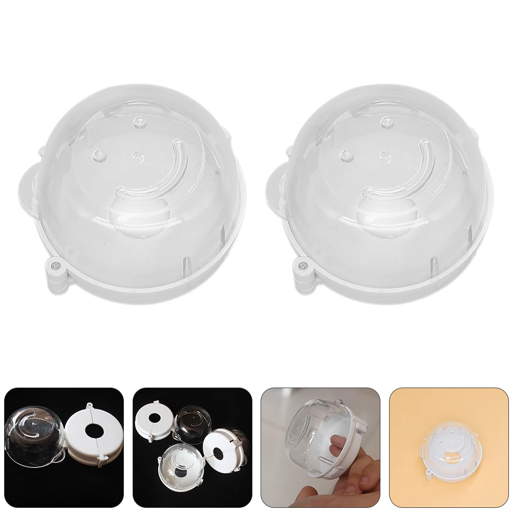 2 قطعة غطاء مقبض طباخ الغاز الطفل برهان موقد حامي المطبخ حارس السلامة للأفران مواقد مقاومة للحرارة الشحوم برهان سهلة #1