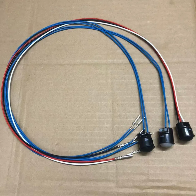 5pcs/10pcs For CAT 336Gc 330Gx（Blue 2-wire/Red 3-wire） Excavator Joystick Push Button 635-8205