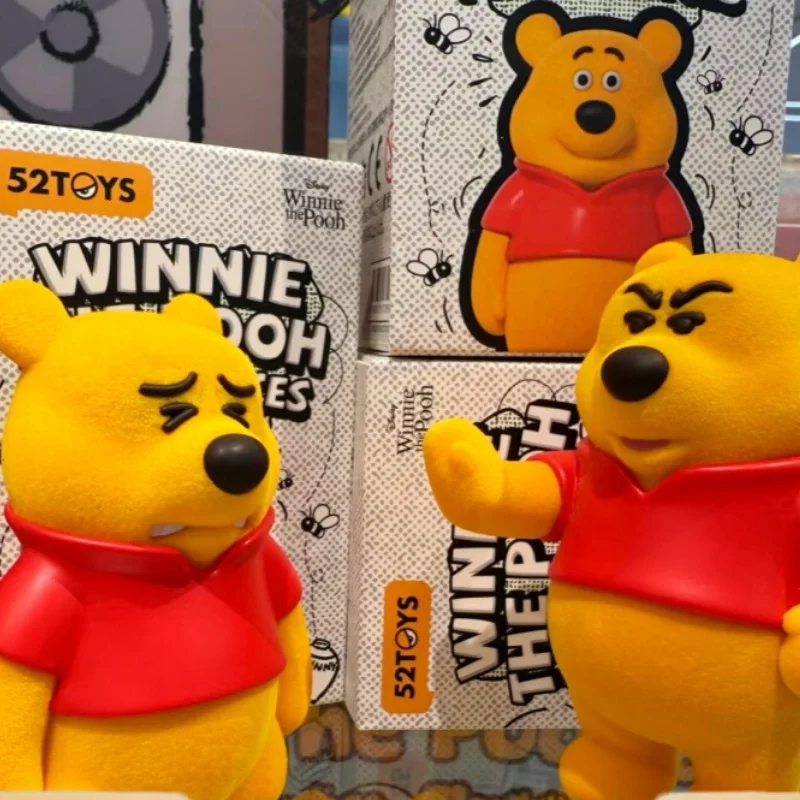 

Аутентичные 52 игрушки серии Винни-Пух, милая коллекционная фигурка, модная слепая коробка, игрушка, украшение для рабочего стола, подарок