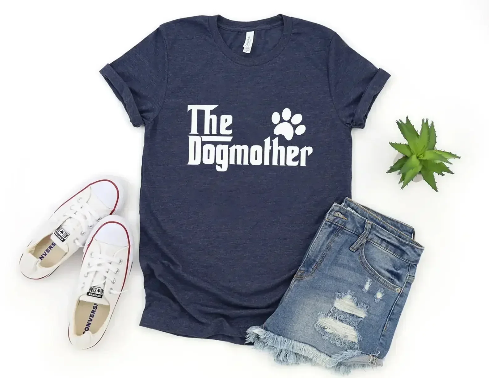 The Dogmother T Shirt Dog Mama for Lovers Owners Cute PeT Women Wife