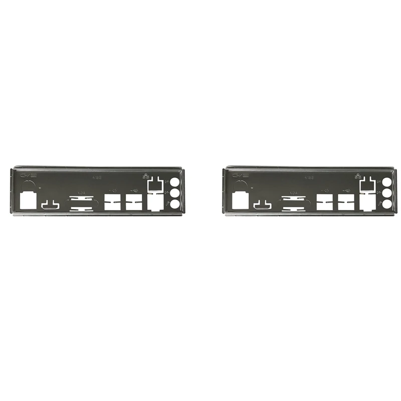 4X I/O Shield Back Plate For B250C B75 12USB B75 8USB Mining Motherboard IO Baffle Chassis Bracket