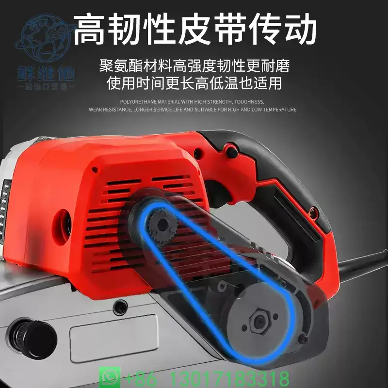 

Home Use Compact Small Belt Grinder Sander 220V, Electric Sandpaper Polisher Machine for Woodworking Surface Finishing