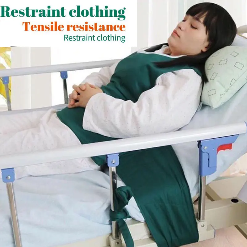 Women Restraining Clothes for The Elderly with Mental Dementia Binding Vest Restless Shoulder Strap Anti Falling Bed Care