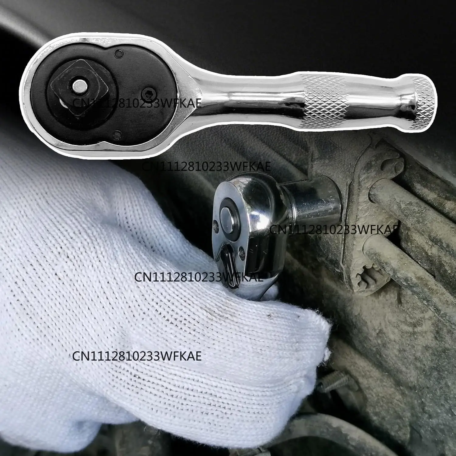 3-Piece Quick Release Reversible Ratchet Wrench Set - 1/4 