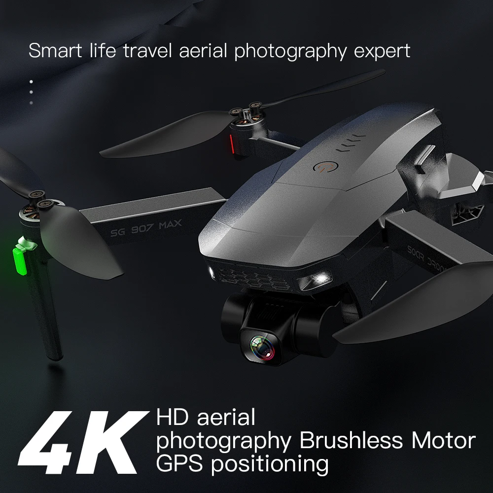 Newest SG907MAX GPS Drone With 4K HD Dual Camera Professional Aerial Photography Brushless Motor 1200M Long Distance Drone