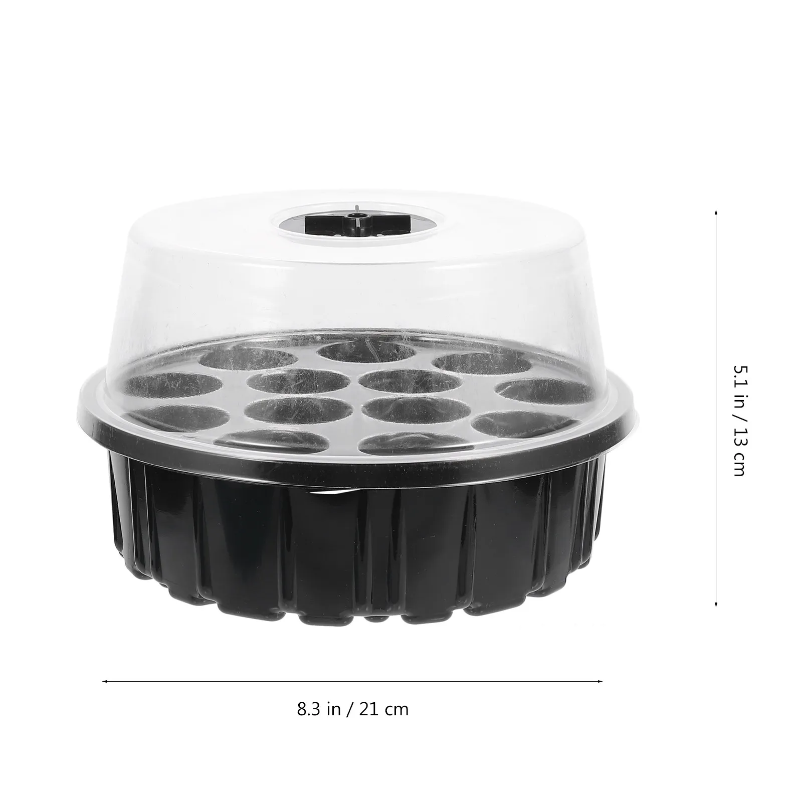2Pcs Plant Germination Trays 13-Hole Multi-Hole Nursery Sowing Tray Moisture-Proof Planter Tray for Seedling Growth