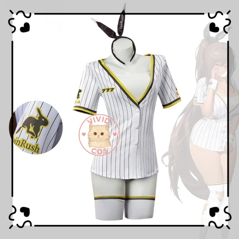 

NIKKE: Goddess of Victory Baseball Uniform Noah Cosplay Costume Game - Licensed Full Anime Outfit Collection Animation Casual