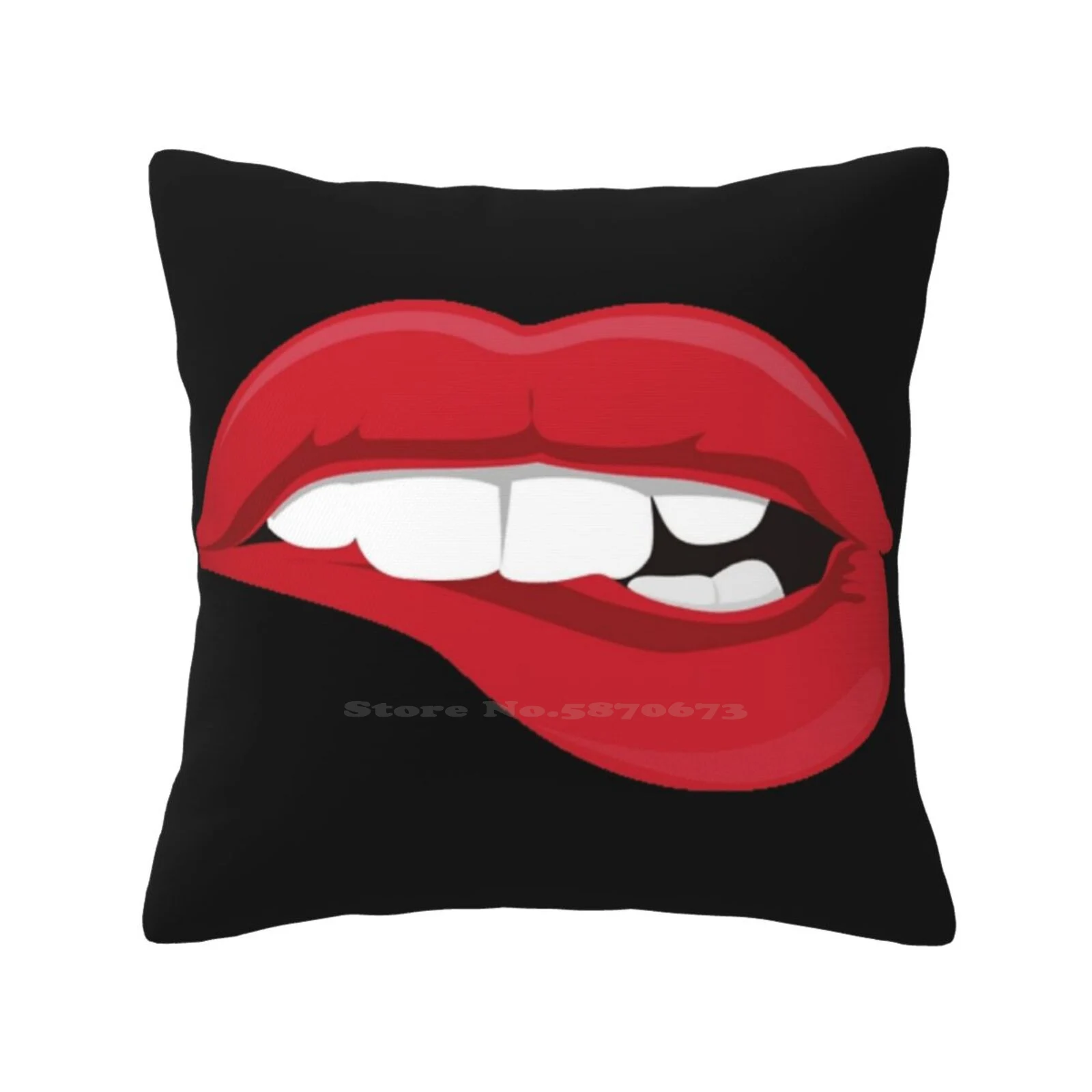 Lip Bite Soft Comfortable Pillowcase Red Lip Images Red Lip Wallpapers Red Lip Bites Red Lipstick Red Lip Pictures Red Lip Bite