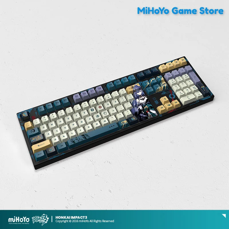 Fu Hua Azure Empyrea Keyboard Honkai Impact 3 Official Genuine  Character Theme Series Periphery Customized Mechanical Keyboard