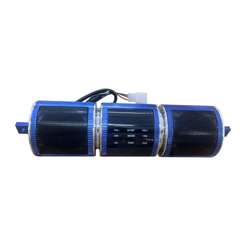 

Motorcycle MP3 Audio Speaker Water Motorbike Stereo FM Radio AUX USB TF Card Bluetooth MP3 Motorcycles Speaker