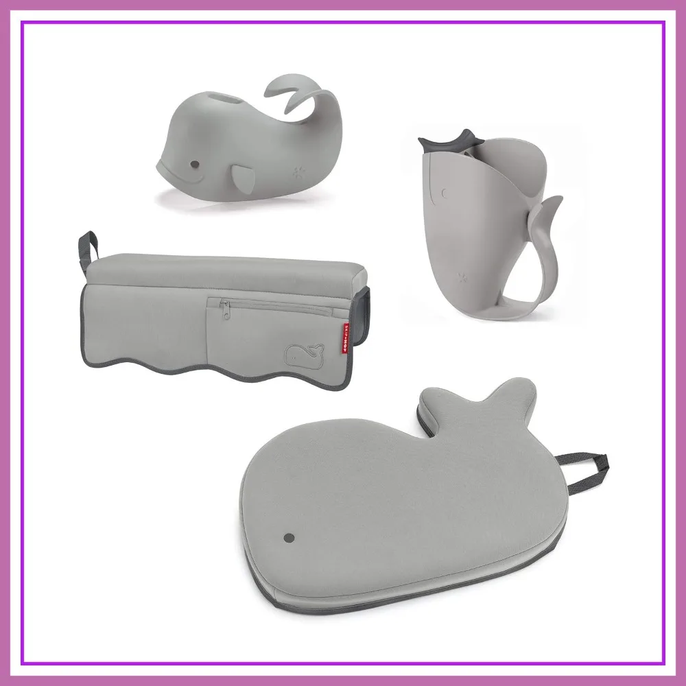 Baby Bath Essentials Set - Grey, Skip Hop MOBY