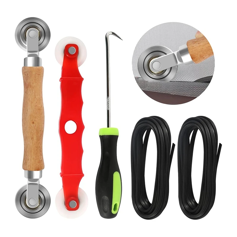 Hot Tool Retractor Roller For Fly Screens, 4PCS Install Fly Screen Replacement Part, Fly Screen Accessory Insect Protection