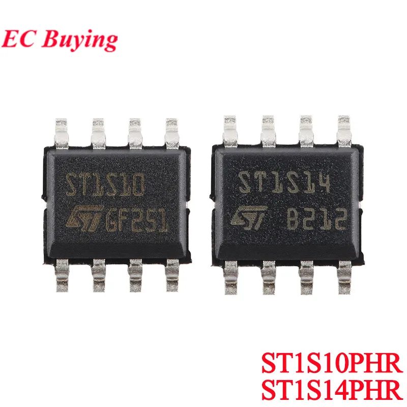 2Pcs/1pc ST1S10PHR ST1S14PHR ST1S10 ST1S14 SOP-8 Sstep-down Buck Switching Voltage Regulator Chip IC SMD