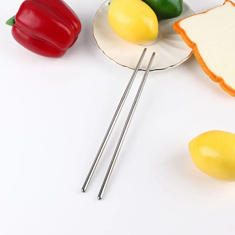

Kitchen Hollow Tableware Stainless Steel Chopstick Non-slip Chop Stick