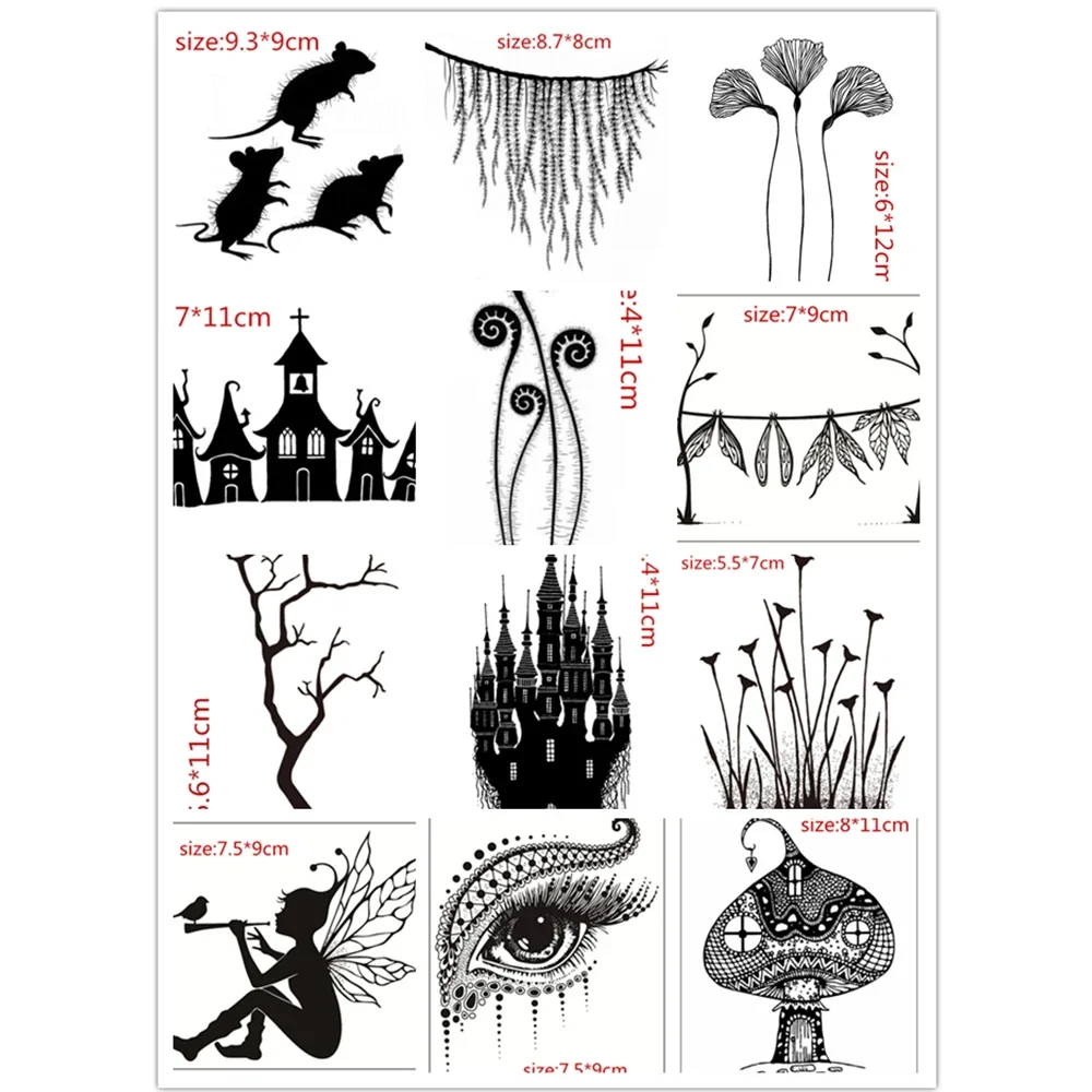 Niestandardowa przezroczysta pieczęć z żelu krzemionkowego, wykwintny projekt albumu DIY