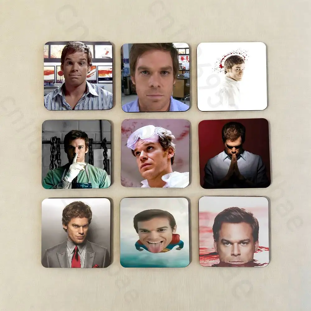 

D-Dexter Morgan Fridge Magnets Round Magnetic Refrigerator Decoration Memorial Gifts Wedding Favors