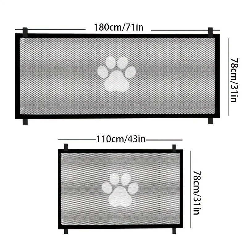 Portable Dog Net Doors, Dog Isolation Nets, Cat and Dog Safety Fences, and Non Perforated Pet Supplies to Ensure Pet Safety