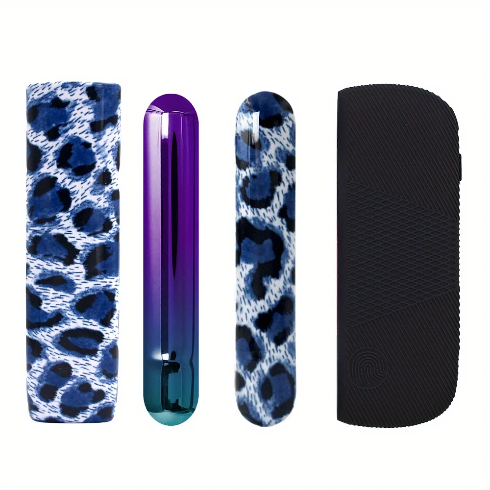 4 قطعة/الوحدة قطعة واحدة قذيفة + سيليكون + 2 غطاء جانبي ليوبارد طباعة ل ICOS Ilum a + ONE الغطاء الواقي #5