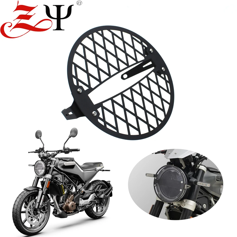 Headlight protective cover For Husqvarna Svartpilen 401 250 Vitpilen 401 2020-2022 Headlight Protector Grille Guard Cover