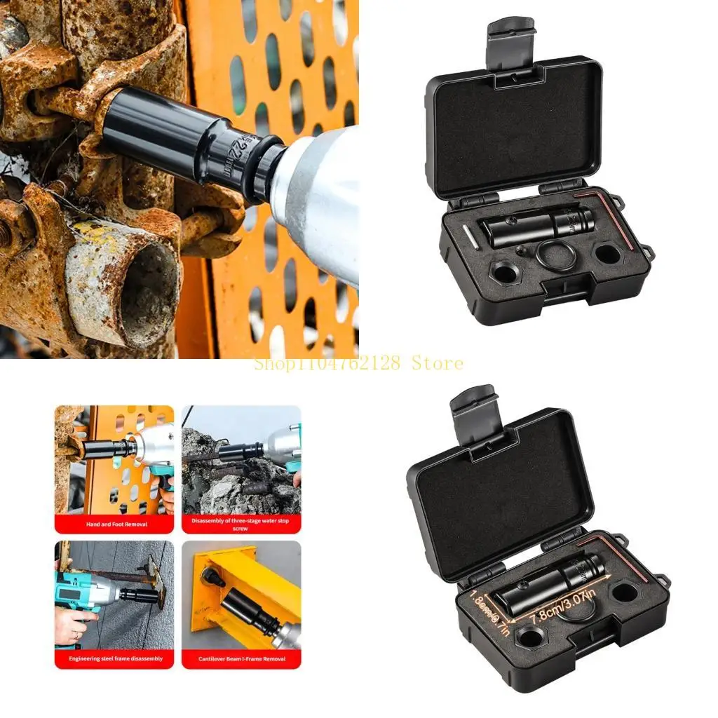 

Набор торцевых ключей для строительной площадки, подходит для электроинструмента с приводом 1/2 дюйма, лучшая распродажа