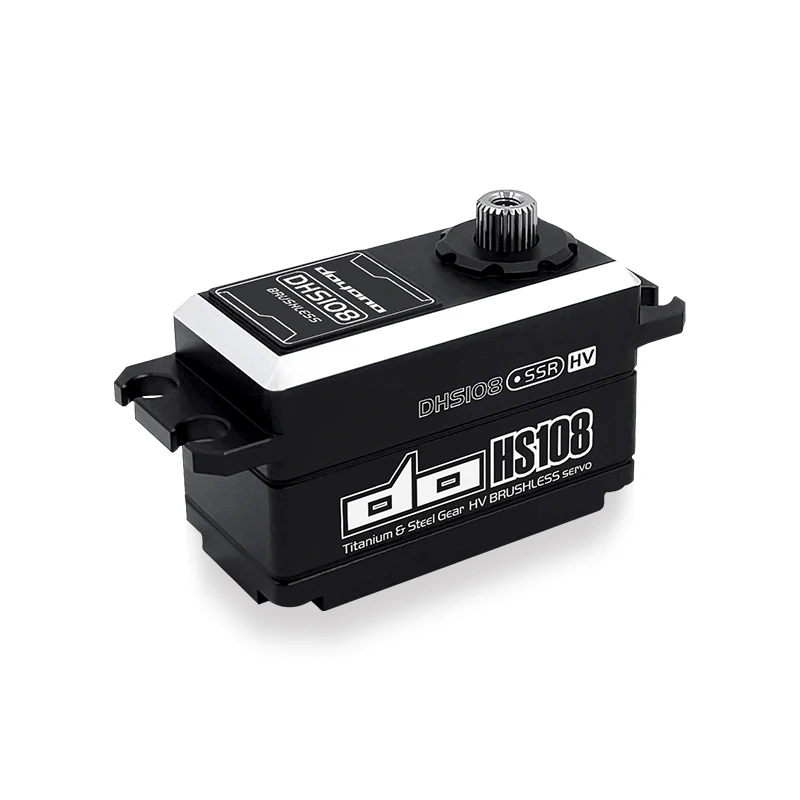 

New Arrival DHS108 RC Racing HV Brushless Servo Metal Case Steering Gear for 1:8 1:10 Off-road Crawler Monster DC Motor